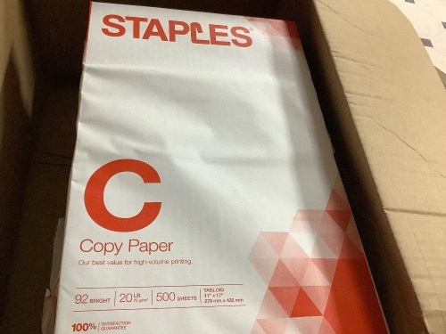 5 reams copy paper-2500 sheets total - Lot 237a