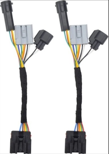Tow Mirror Adapter Harness for Ford F250 F350 F450 F550 Super Duty Truck 1999-2007 Conversion Wiring Connector - Lot 534