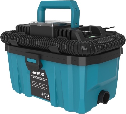 Cordless Shop Vac Compatible with Makita 18V Battery, 2.5 Gallon Brushless HEPA Filter Wet/Dry Vacuum, Portable Shop Vacuum for Home, Car and Workshop (Battery is not Included) - Lot 1291