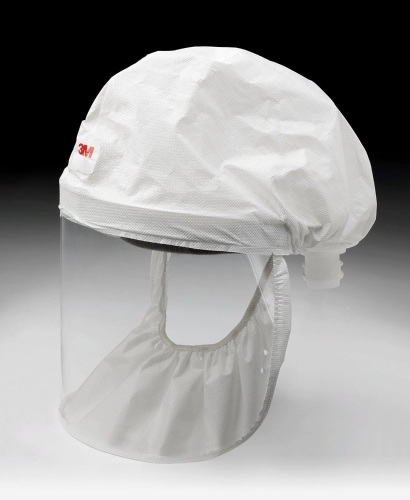 3M Versaflo 17248-case Economy Head Cover, S-103L-20, Medium/Large, White (Pack of 20) - Lot 1375