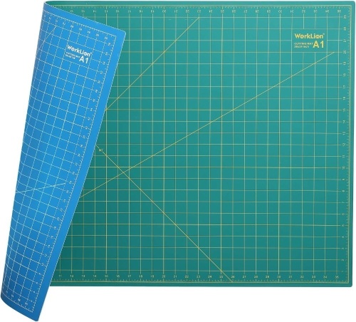WORKLION 24" x 36" Large Self Healing PVC Cutting Mat, Double Sided, Gridded Rotary Cutting Board for Craft, Fabric, Quilting, Sewing, Scrapbooking - Art Project… - Lot 1350