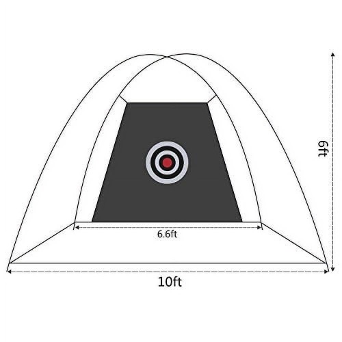 MIKODA Golf Practice Net Golf nets for Backyard Driving Golf Cutting Net Golf Net for Indoor Driving Range Swing and Cue (Hitting nets) - Lot 1358