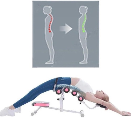 Inversion Table for Back Pain Relief - 350lbs Capacity, Improve Posture and Spinal Health - Ideal for Home and Gym Use - Lot 1481