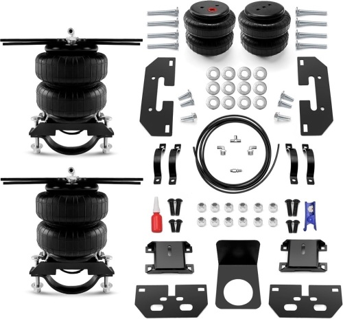 Air Spring Bags Suspension Kit compatible with 2006-2008 Dodge Ram 1500 and 2003-2013 Ram 2500/3500 2WD 4WD Car Rear Air Helper Springs Replaces TOW-DO0313 - Lot 1430