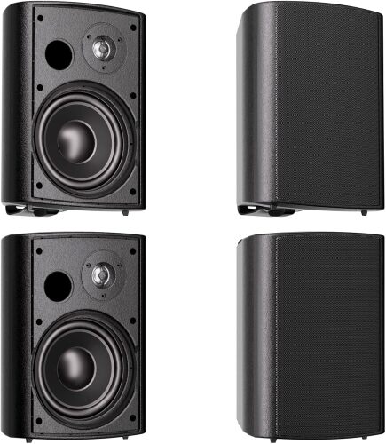 Herdio 800 Watts 6.5 Inches Outdoor Speakers Wired, Waterproof, 4 Pack - Lot 1509