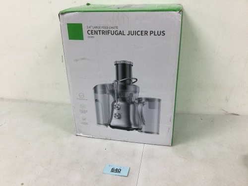Centrifugal Juicer Plus - Lot 640