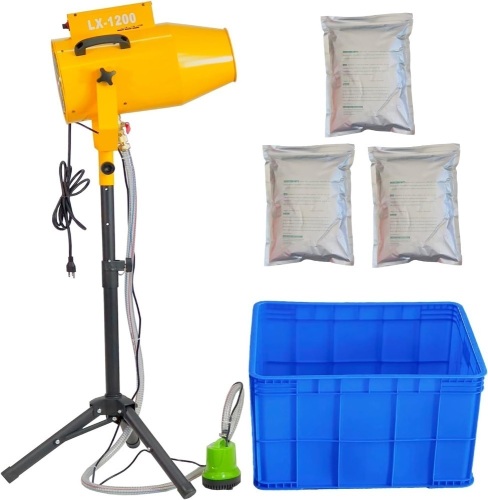 LANGXUN Foam Machine for Party, 1200W High Power Foam Cannon Bubble Machine, Outdoor Summer Pool Party Water Toys for Adults & Kids, Birthdays Celebrations and Backyard Events - Lot 1577