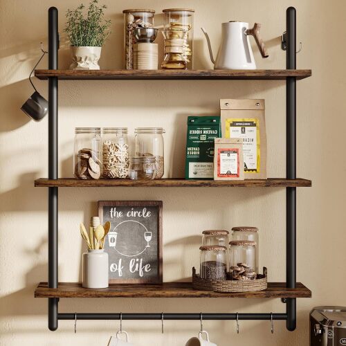 Bestier 3 Tier Industrial Pipe Shelving - Lot 1514