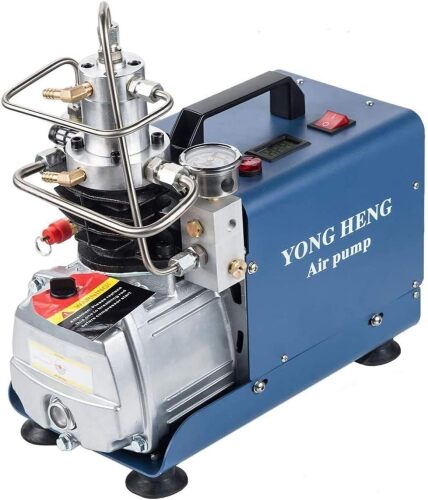 YONG HENG High Pressure Compressor Pump, Adjustable Control w/ Auto-Stop, 110V 30Mpa, 4500PSI - Lot 1520
