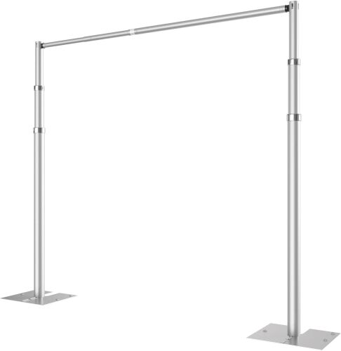 Pipe and Drape Backdrop Stand, 10x10ft Heavy Duty Adjustable Backdrop Frame - Lot 1522