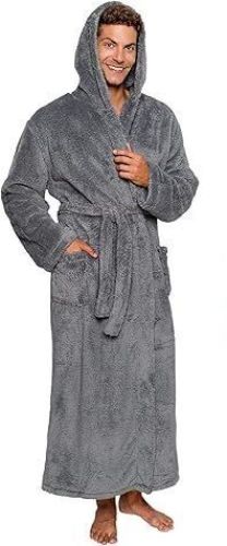 Lot of (4) Ross Michaels Mens Hooded Big and Tall Robe, S/M - Lot 120