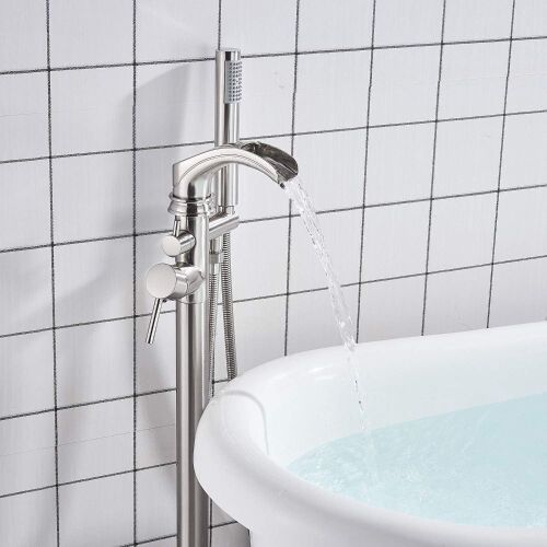 Senlesen Floor Standing Faucet with Hand Shower Set  - Lot 350