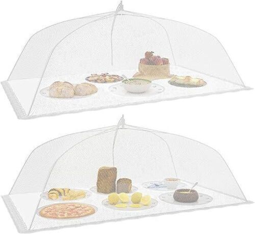  Simply Genius Extra Large Mesh Pop-Up Food Tents,  39x24, 2 Pack  - Lot 357