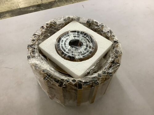 Modern Crystal Chandelier Pendant Light, Gold  - Lot 368