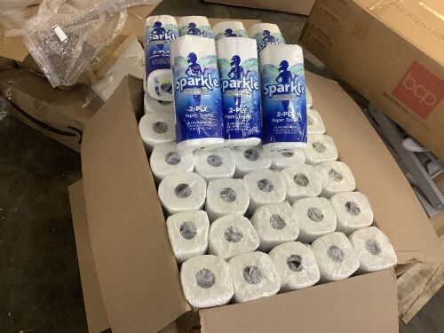 Lot of (42) Sparkle Professional Series 2-Ply Paper Towel Roll - Lot 409