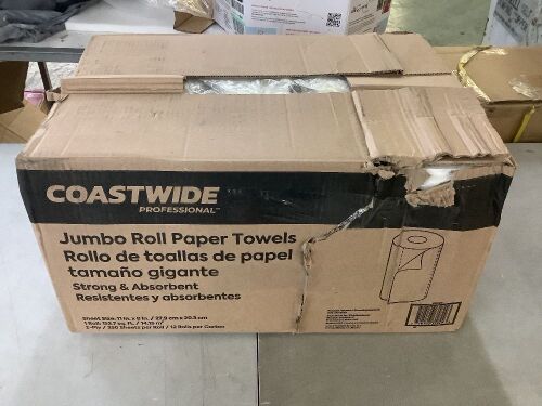 Coastwide Jumbo Paper Towel Roll, 12 Rolls  - Lot 433