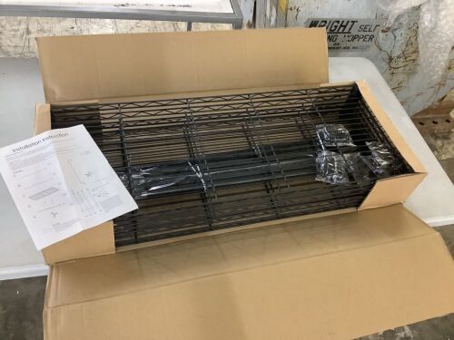 4-Shelf Adjustable Heavy Duty Storage Shelving Unit  - Lot 445
