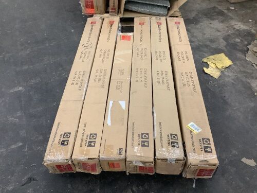 Lot of (6) Solar LED Patio Umbrellas - Uninspected - Lot 524