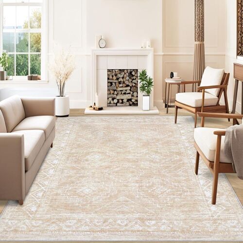 Washable Area Rug, 9x12  - Lot 736