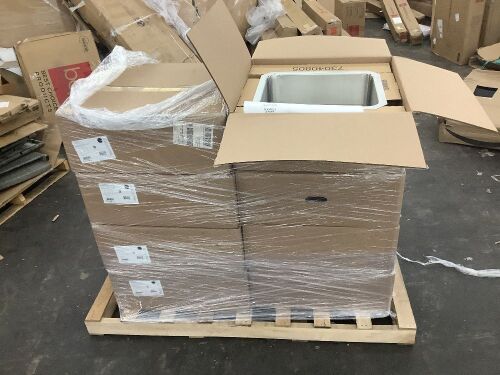 Lot of (8) Stainless Steel Undermount Single Bowl Sink, 20.5" x 16.5"  - Lot 38