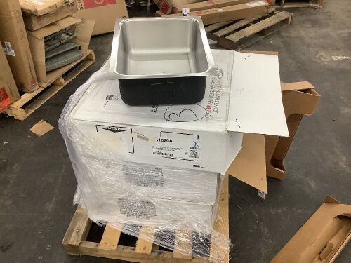 Lot of (3) Stainless Steel Undermount Single Compartment Stylist Sink, 16" x 20"  - Lot 102