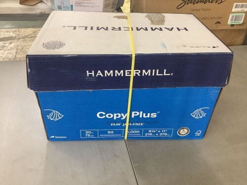 Hammermill Copy Plus Paper, 20lb, White, 5000 Sheets  - Lot 146