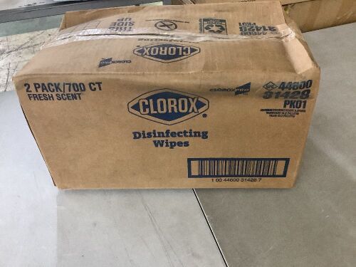  Clorox Disinfecting Wipes, Fresh Scent, 700 Count  - Lot 246