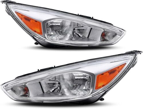 OE Style Halogen Headlights for 2015-2018 Ford Focus 3rd Gen  - Lot 270