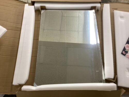 Mirrorons Framless Wall Mirror, 20" x 28"  - Lot 192