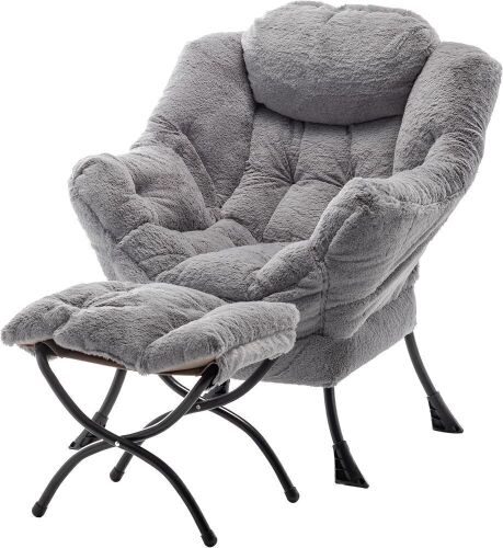 Lazy Chair with Ottoman - Lot 193
