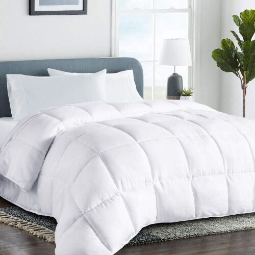 Down Alternative Quilted Duvet Insert with Corner Tabs, King  - Lot 581