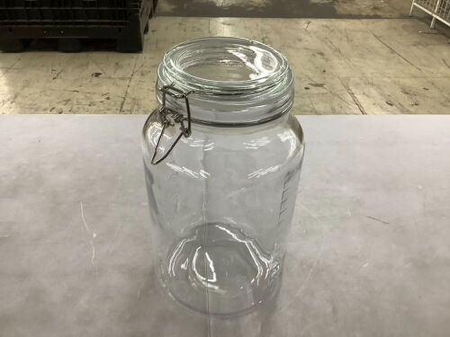 Glass Jar with Lid  - Lot 291