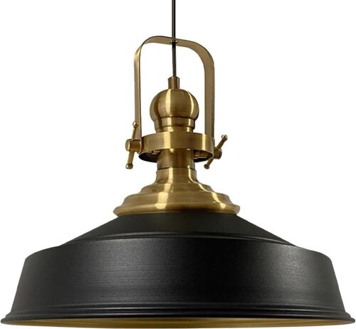 Asletl Vintage Industrial Hanging Light Fixture 15.7"  - Lot 691