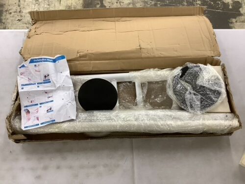 Floor to Ceiling Bathroom Safety Assist Grab Bar and Stability Rail - Lot 509