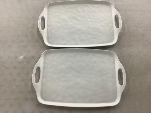 Lot of (2) Serving Trays 15" x 11"  - Lot 600