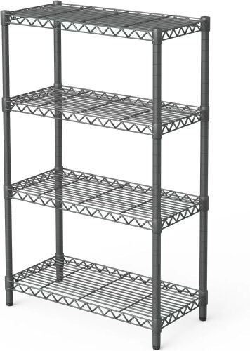4 Tier Grey Storage Shelves - Lot 470