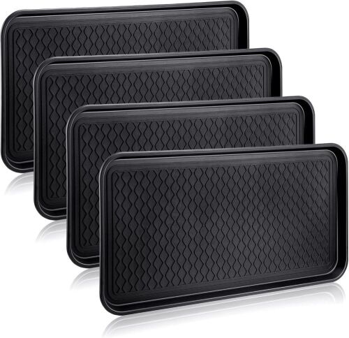 Waterproof Boot Tray Shoe Mat, 30" x 15", 4 pc - Lot 562