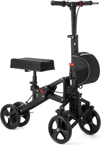 Dr.WhitZard Black Foldable Knee Scooter - Lot 282