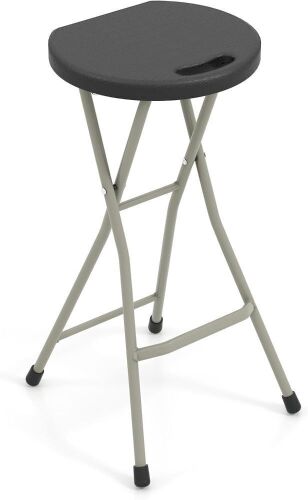 GYMAX Folding Stool, 28in  - Lot 859