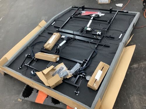 Queen Adjustable Bed Base with Massage, Remote, USB Ports  - Lot 10
