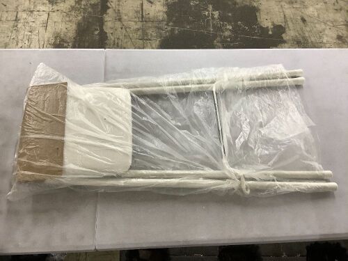 White Folding Bar Stool  - Lot 782