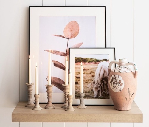 Brighton Floating Wood Shelf 18"x14" - Lot 61