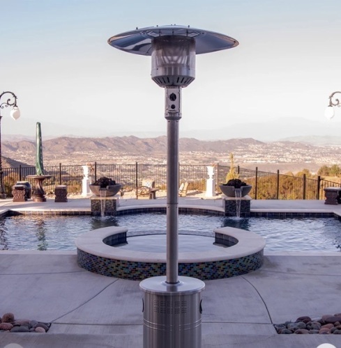 Sundara 92" H Stainless Steel Patio Heater - Lot 99