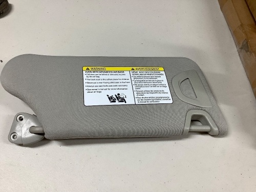 Nissan Altima Beige SunVisor Car Left Driver Side Sun Visor Shade SunShade 2013-2016 - Lot 179