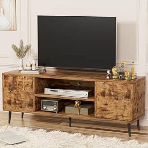 YESHOMY Modern Retro TV Stand for Television up to 65" - Lot 111