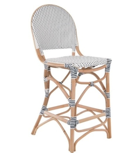 KOUBOO Rattan Bistro Counter Kitchen Bar Stool, Multi Color - Lot 141