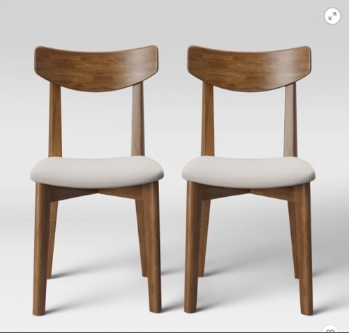Astrid Mid-Century Dining Chairs - Threshold™ - Lot 146
