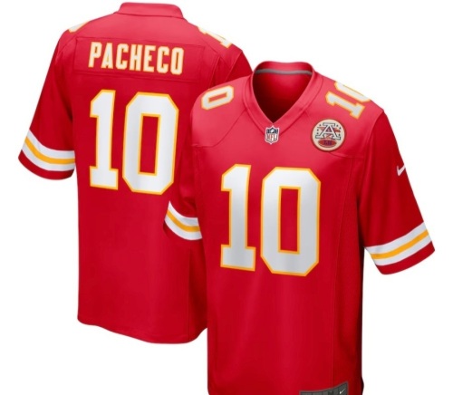 Men's Kansas City Chiefs Isiah Pacheco Nike Red Game Player Jersey-size small - Lot 100d