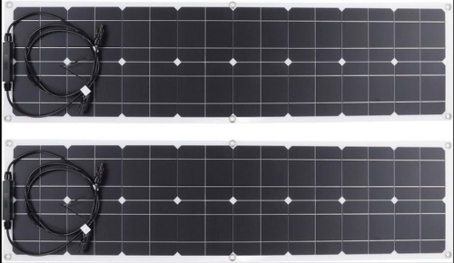 Solar Panel Kit Anti Oxidation Overload 50W Solar Power System Kit for RV Charging - Lot 171