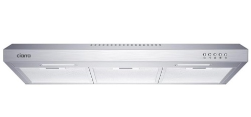 CIARRA Ductless Range Hood 30 inch Under Cabinet Hood Vent for Kitchen Ducted and Ductless Convertible  - Lot 173